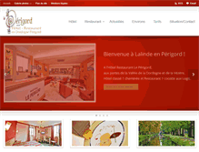 Tablet Screenshot of hotelduperigord.com